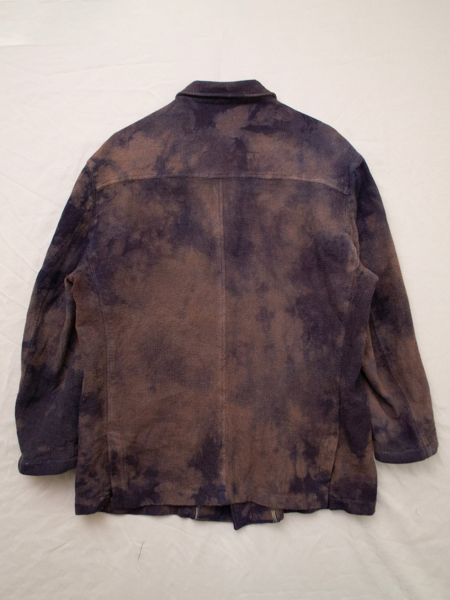 Over-Dyed 1970s Oversized Linen Field Jacket (Unisex US M/L)