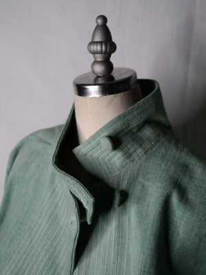 Copper Green Cropped Fencing Jacket (Women's US Small)