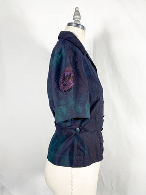 Organic Overdyed 1950s Girl Scout Button Up Uniform (Women's US Small)